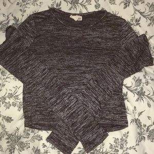 Wilfred cropped long sleeve - c neck